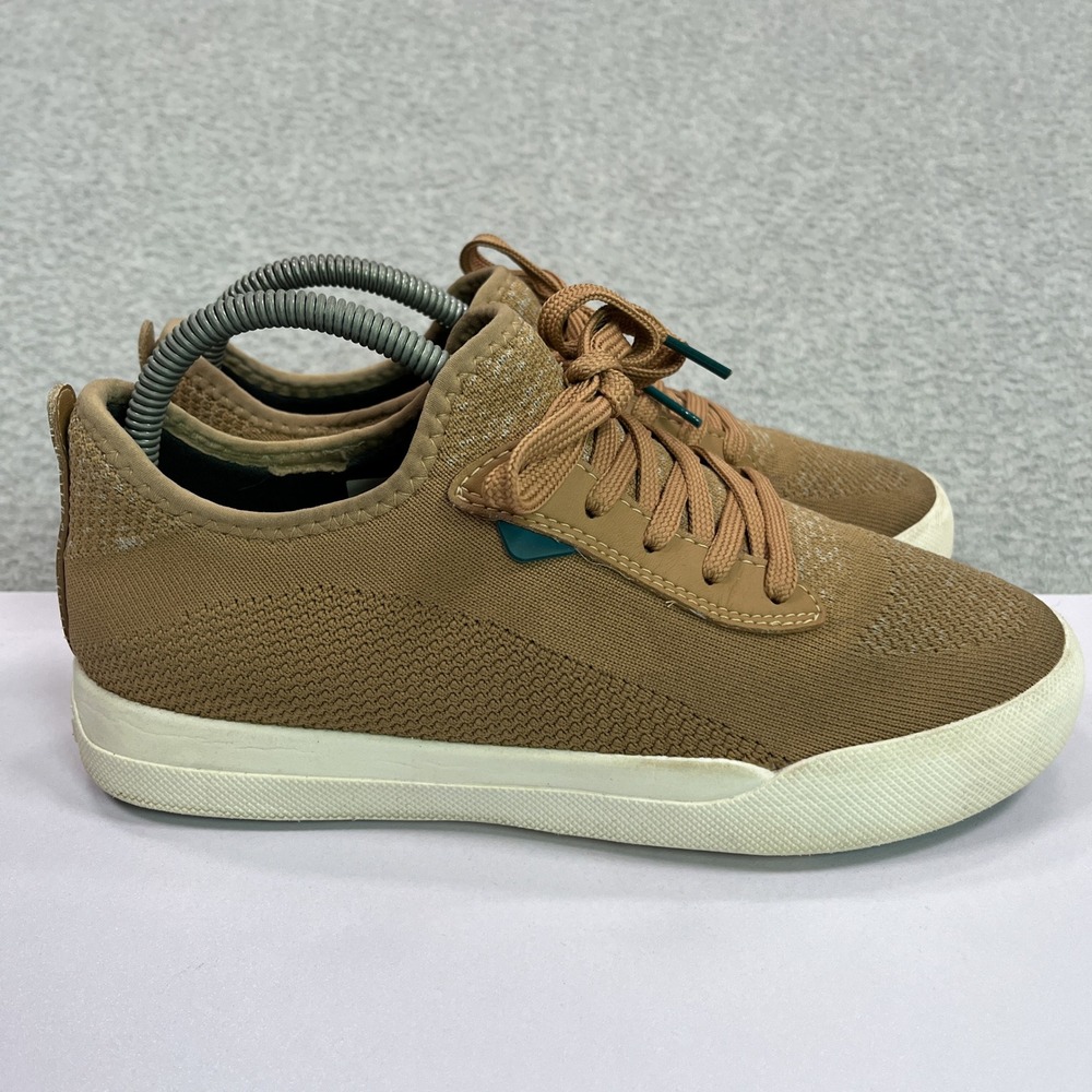Vessi Weekend Shoes Womens 7 Mens 5 US Brown Waterproof Breathable Knit Sneakers